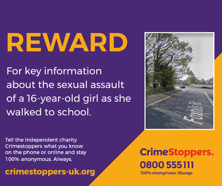 Scunthorpe schoolgirl sexual assault sparks reward