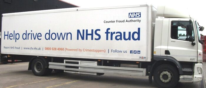 Crimestoppers-powered number rolls out across the UK on NHS Counter Fraud Authority trucks