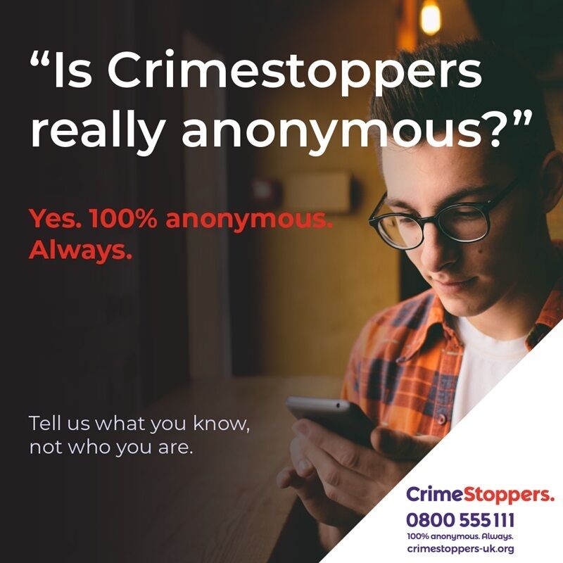 Coming to a cinema near you to encourage giving crime information anonymously