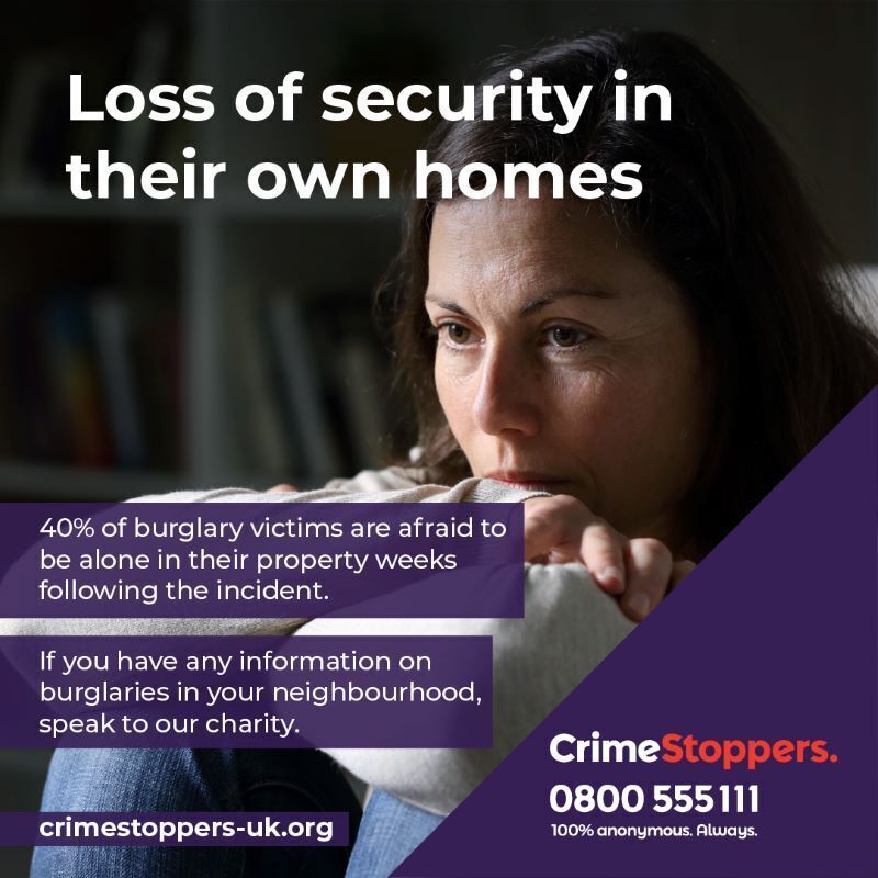 New campaign highlights long-lasting impact of theft, robbery & burglary 