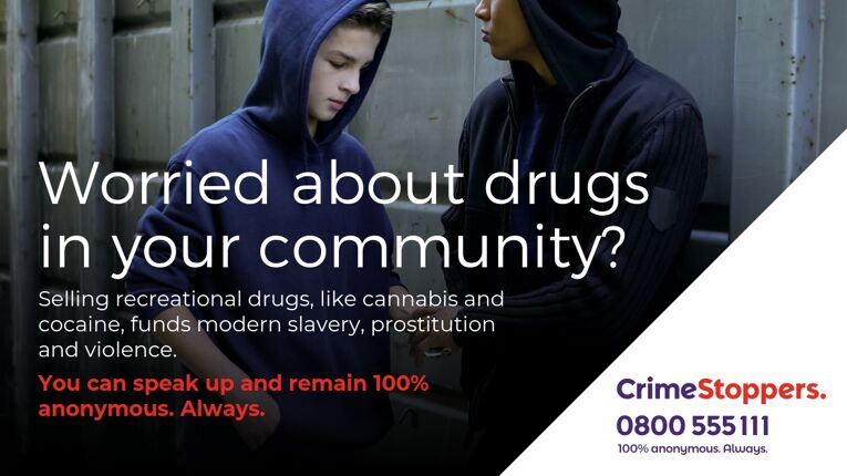 Crimestoppers launches campaign targeting  cannabis farms & cocaine dealers in NW England and North Wales