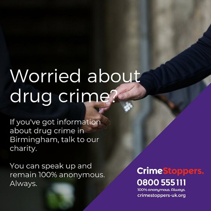 Violence and drug crime in Birmingham targeted in new campaign 