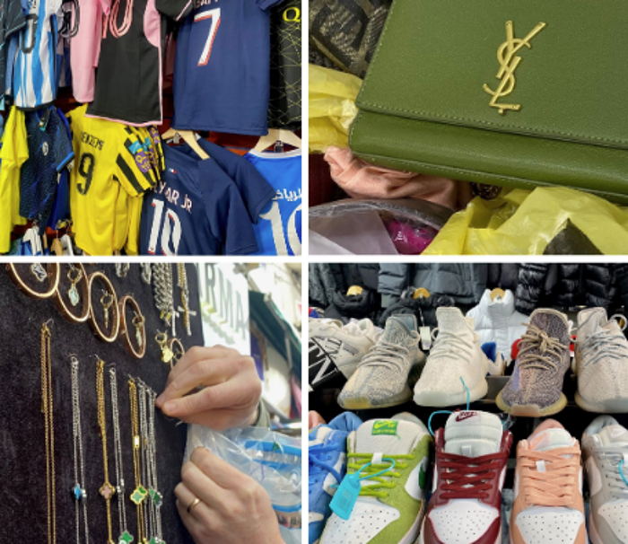 Raid on parade of shops shows scale of fake goods problem 