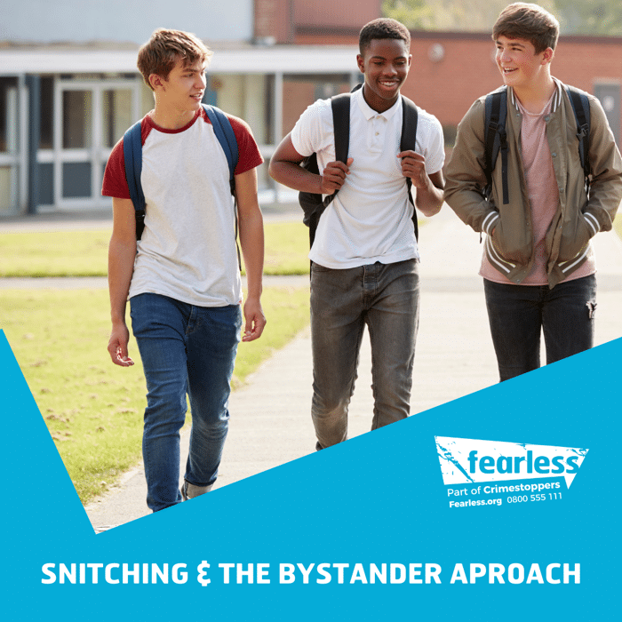 Snitching and the Bystander Approach resource