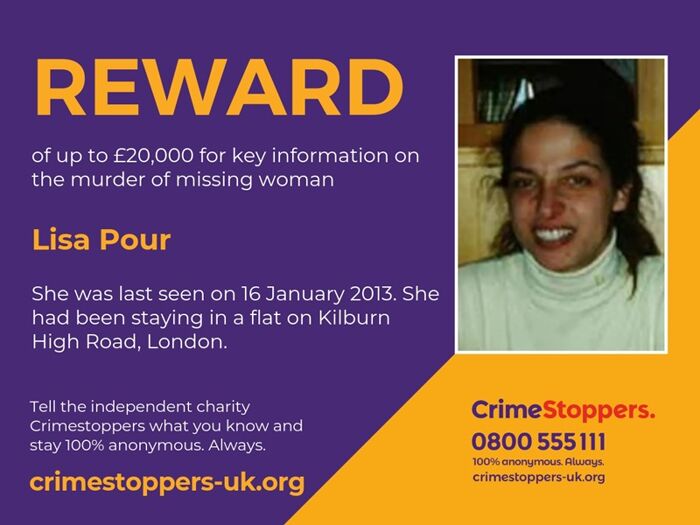 London: Woman believed murdered 10 years ago prompts reward to solve mystery