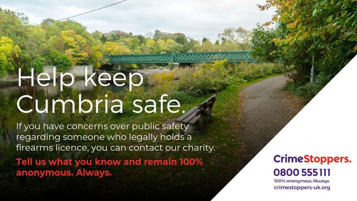 New campaign launched in Cumbria to reduce the risk from legally held firearms