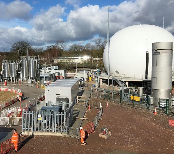 Finham biogas to grid, UK