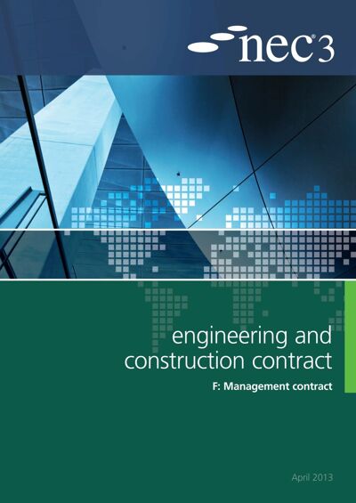 NEC3: Engineering and Construction Contract Option F: management contract