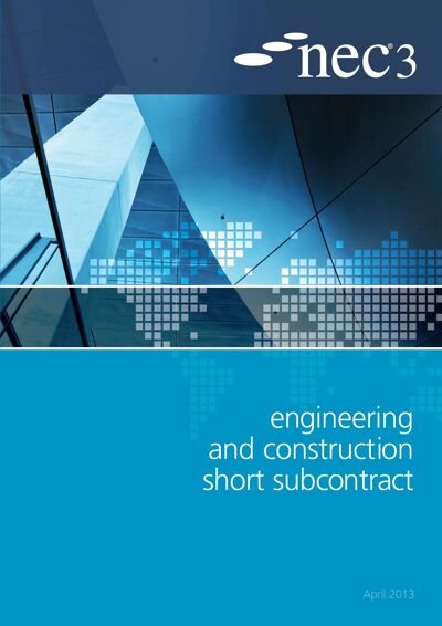 NEC3: Engineering and Construction Short Subcontract (ECSS)