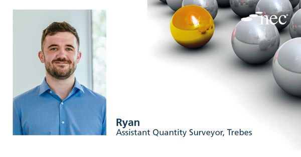 An interview with Ryan, Assistant Quantity Surveyor