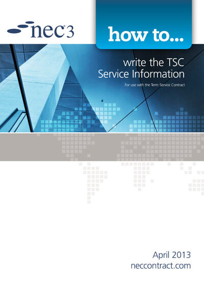 NEC3: How to write the TSC Service Information