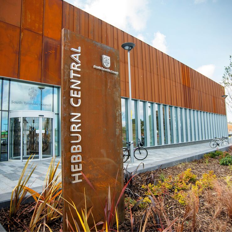 Hebburn Central Community Library and Sports Facility, Tyne and Wear, UK