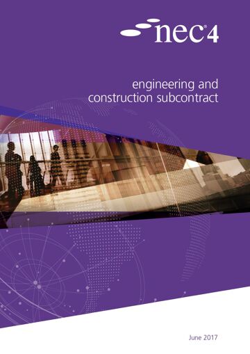 The subcontract is intended for use in appointing a subcontractor where the contractor has been appointed under the NEC4 Engineering and Construction Contract Options.
