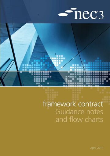 These guidance notes provide information on preparing and managing framework contracts, and worked examples of contract data.  